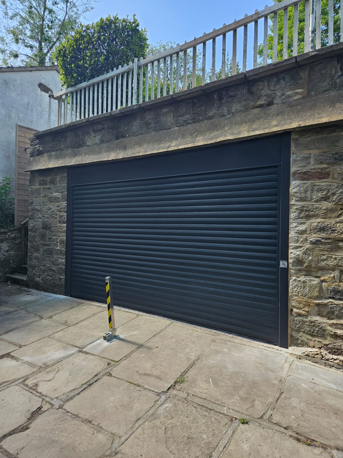 Recent garage door installation
